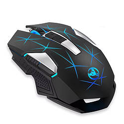 Миша бездротова з акумулятором HXSJ T300 2.4 G Hz Black