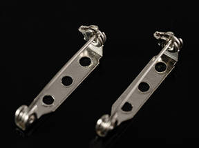 Єврошпилька для значків з фіксатором. 27мм, фото 3