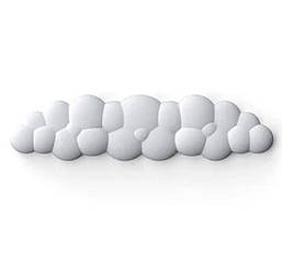 Підставка під зап'ястя для клавіатури Joy 1 шт Білий