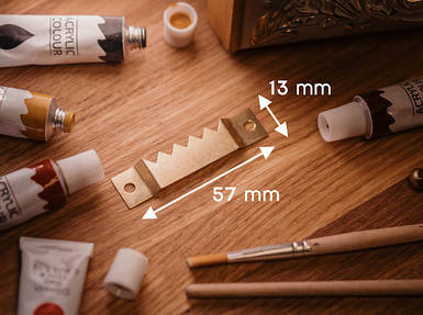 "Крокодил" для рамок. 57х13мм