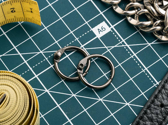 Кільце самозатискне. Колір "темне срібло". 20мм, фото 1