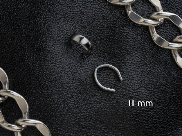 Кільце напівкругле з'єднувальне. 11 мм