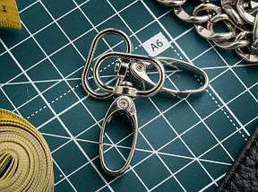 Карабін під стрічку. 43мм. Стрічка 20 мм, фото 3