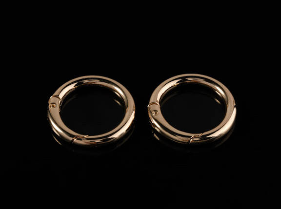 Кільце самозатискне. Колір "золото". 35мм, фото 1