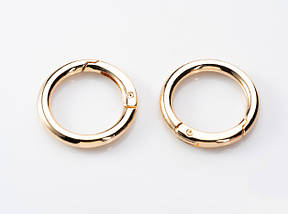 Кільце самозатискне. Колір "золото". 35мм, фото 4