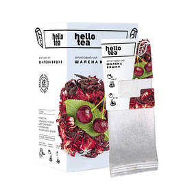 Фруктовий чай Hello tea "Шалена вишня" фільтр-пак 20 шт