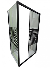 Душова кабіна Artex STT-100 Black Print (100x80x185 см) БЕЗ ПІДДОНА, фото 2