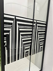 Душова кабіна Artex STT-100 Black Print (100x80x185 см) БЕЗ ПІДДОНА, фото 3