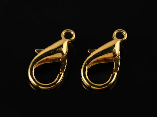 Карабін-з'єднувач. Колір "золото". 18мм