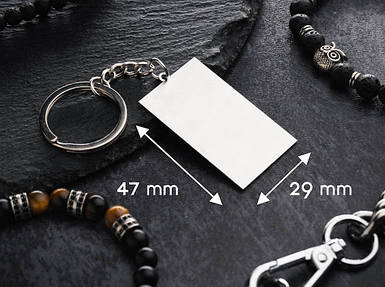 Заготовка для брелока. 29х47мм