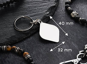 Заготовка для брелка. 40х32мм, фото 2