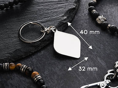 Заготовка для брелока. 40х32мм