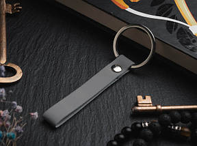 Ремінці для ключів з кільцем. Колір сірий. 11см, фото 3