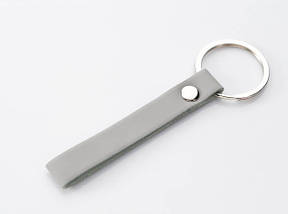 Ремінці для ключів з кільцем. Колір сірий. 11см, фото 4