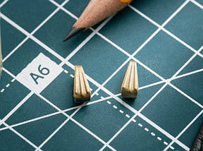 Перехідник-з'єднувач. Колір "стара латунь". 12мм. 100шт/уп., фото 3