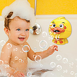 Музична іграшка для ванної "Пінна качечка MAGIC BUBBLES" – веселий генератор піни та радості для купання, фото 2