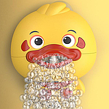 Музична іграшка для ванної "Пінна качечка MAGIC BUBBLES" – веселий генератор піни та радості для купання, фото 3
