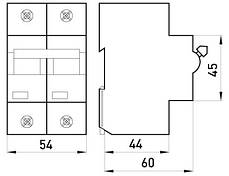Модульний автоматичний вимикач e.industrial.mcb.150.2.D125. 2р. 125А. D. 15кА, E.NEXT (i0630008), фото 2