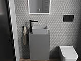 Умивальник (раковина) MEXEN NADIA 36 LIGHT GREY MATT накладний *, фото 4