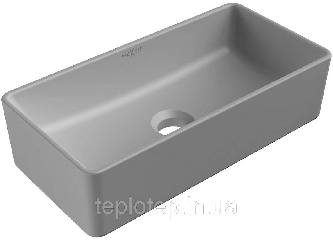 Умивальник (раковина) MEXEN NADIA 46 LIGHT GREY MATT накладний