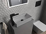 Умивальник (раковина) MEXEN NADIA 46 LIGHT GREY MATT накладний, фото 3