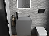 Умивальник (раковина) MEXEN NADIA 46 LIGHT GREY MATT накладний, фото 4