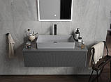 Умивальник (раковина) MEXEN NADIA 60 LIGHT GREY MATT сірий накладний, фото 4