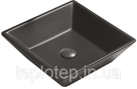 Умивальник (раковина) MEXEN POLA BLACK MATT чорний накладний