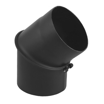 Коліно 45° димохідне Ø180 регульоване сталь 2 мм Darco, фото 1