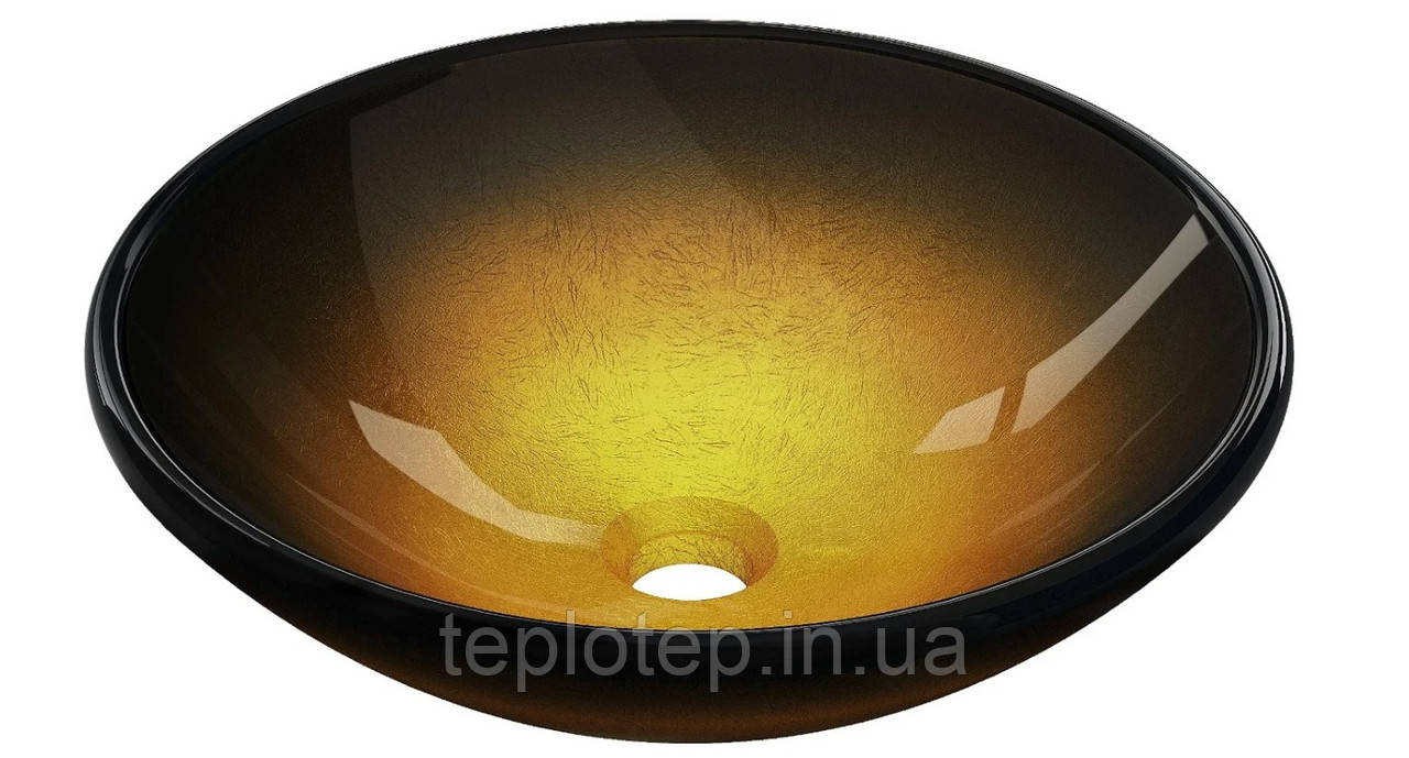 Умивальник (раковина) MEXEN MIRA DARK GOLD накладний