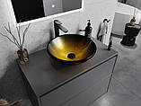 Умивальник (раковина) MEXEN MIRA DARK GOLD накладний, фото 3