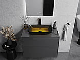 Умивальник (раковина) MEXEN MEGAN 56 DARK GOLD накладний, фото 4
