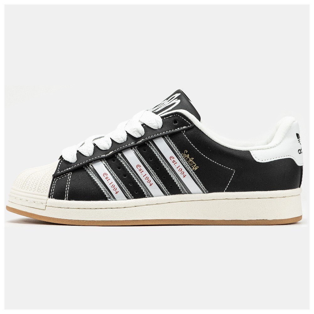 Чоловічі / жіночі кросівки Adidas Superstar x Korn Black White, шкіряні кросівки адідас суперстар корн