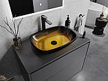 Умивальник (раковина) MEXEN ARAKS DARK GOLD накладний, фото 3