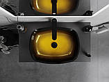 Умивальник (раковина) MEXEN ARAKS DARK GOLD накладний, фото 5