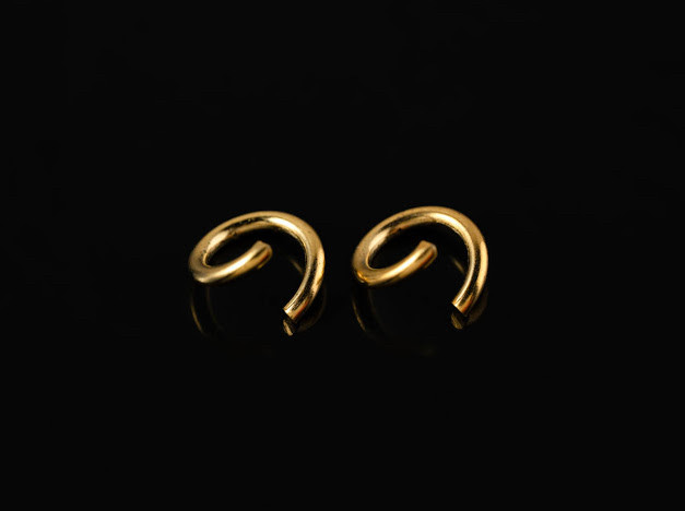 З'єднувальне кільце. Колір "темне золото". 8мм. 100шт/уп.