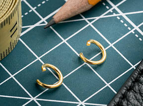 З'єднувальне кільце. Колір "темне золото". 8мм. 100шт/уп., фото 3