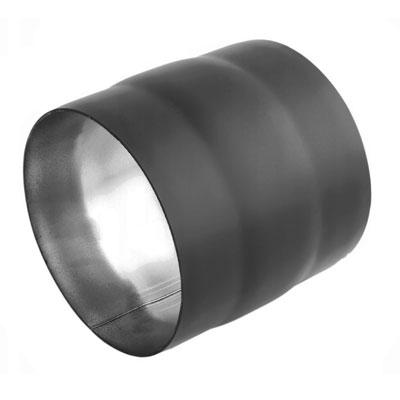 З'єднувач внутрішній Darco ZM Ø 200-/200- чорна сталь 2 мм, фото 1