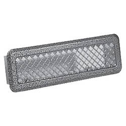 Вентиляційна решітка для каміна Darco K0, 65х205 мм, срібло античне