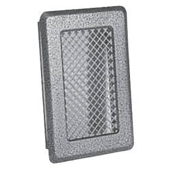 Вентиляційна решітка для каміна Darco K1, 135х195 мм, срібло античне