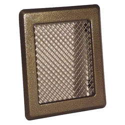 Вентиляційна решітка для каміна Darco K2, 175x195 мм, латунь антична