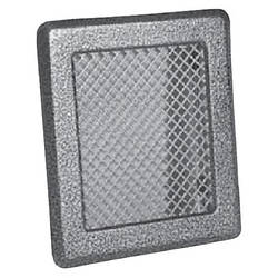 Вентиляційна решітка для каміна Darco K2, 175x195 мм, срібло античне