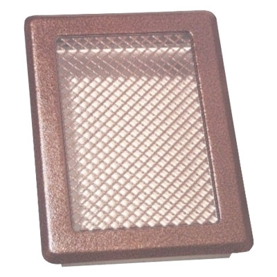 Вентиляційна решітка для каміна Darco K3, 175х245 мм, мідь антична, фото 1