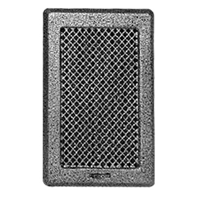 Вентиляційна решітка для каміна з жалюзі Darco Kz1, 135х195 мм, срібло античне, фото 1