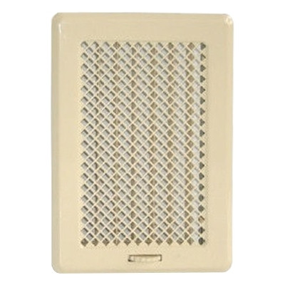 Вентиляційна решітка для каміна з жалюзі Darco Kz3, 175х245 мм, кремова, фото 1