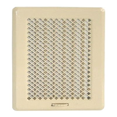 Вентиляційна решітка для каміна з жалюзі Darco Kz2, 175x195 мм, кремова, фото 1