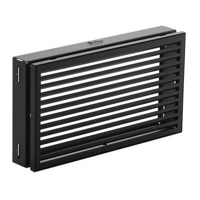 Вентиляційна решітка Darco KRVIN, 220x145 мм, чорна, фото 1