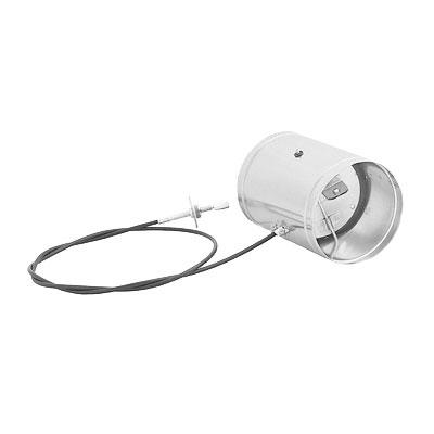 Дросельна заслінка з гнучким регулюванням Darco Ø 80 мм оцинкована з силіконовим ущільненням, фото 1