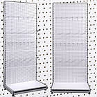 Стійка для насіння 2350х1200 мм, стелаж приставний Рістел, стелаж торговий перфорований, стелаж для пачок насіння, фото 4