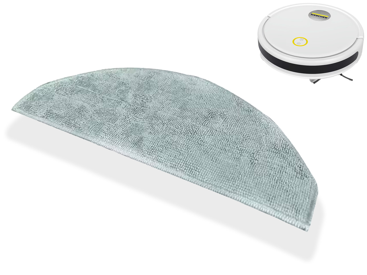 Мікрофіброва серветка сумісна з роботом-пилососом Karcher RCV 2, фото 1